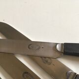 Set of 8 Art Deco knives in rosewood Robert Linzeler Paris