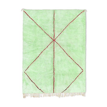Modern Moroccan carpet green