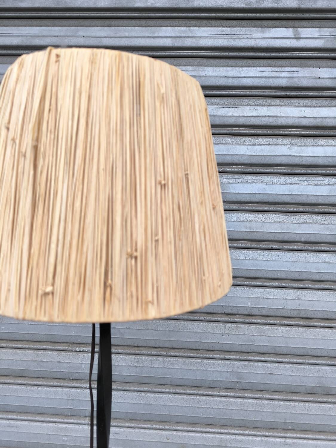 Wrought iron floor lamp circa 1950