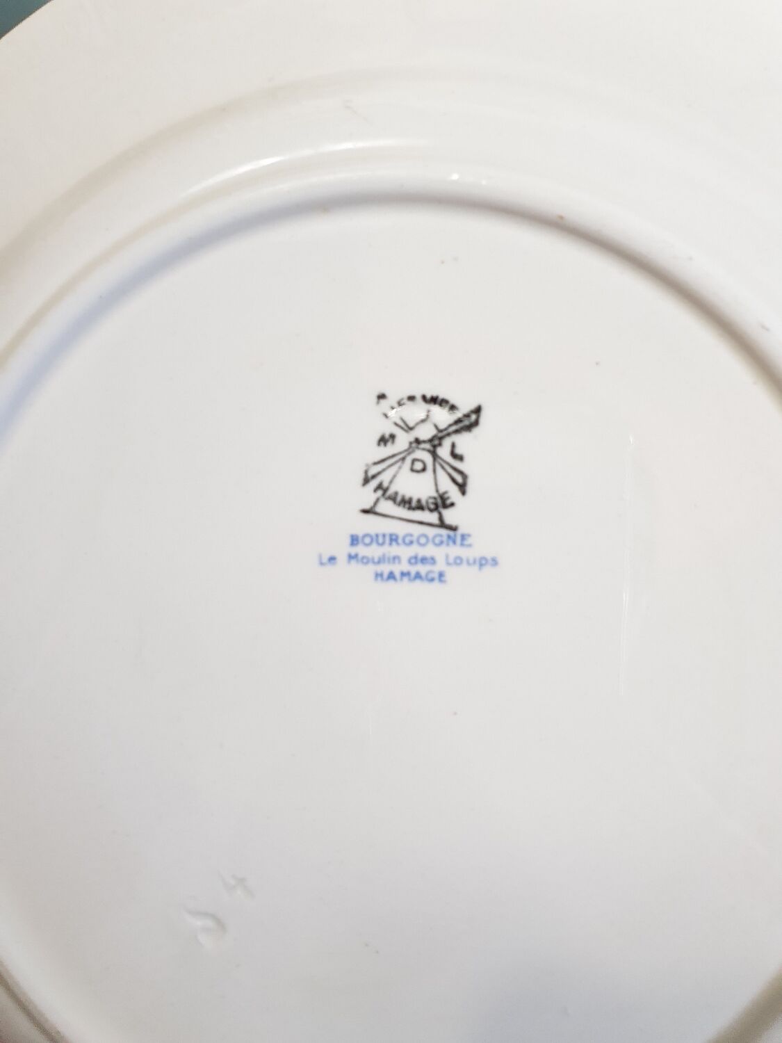 Hollow vintage ceramic dish