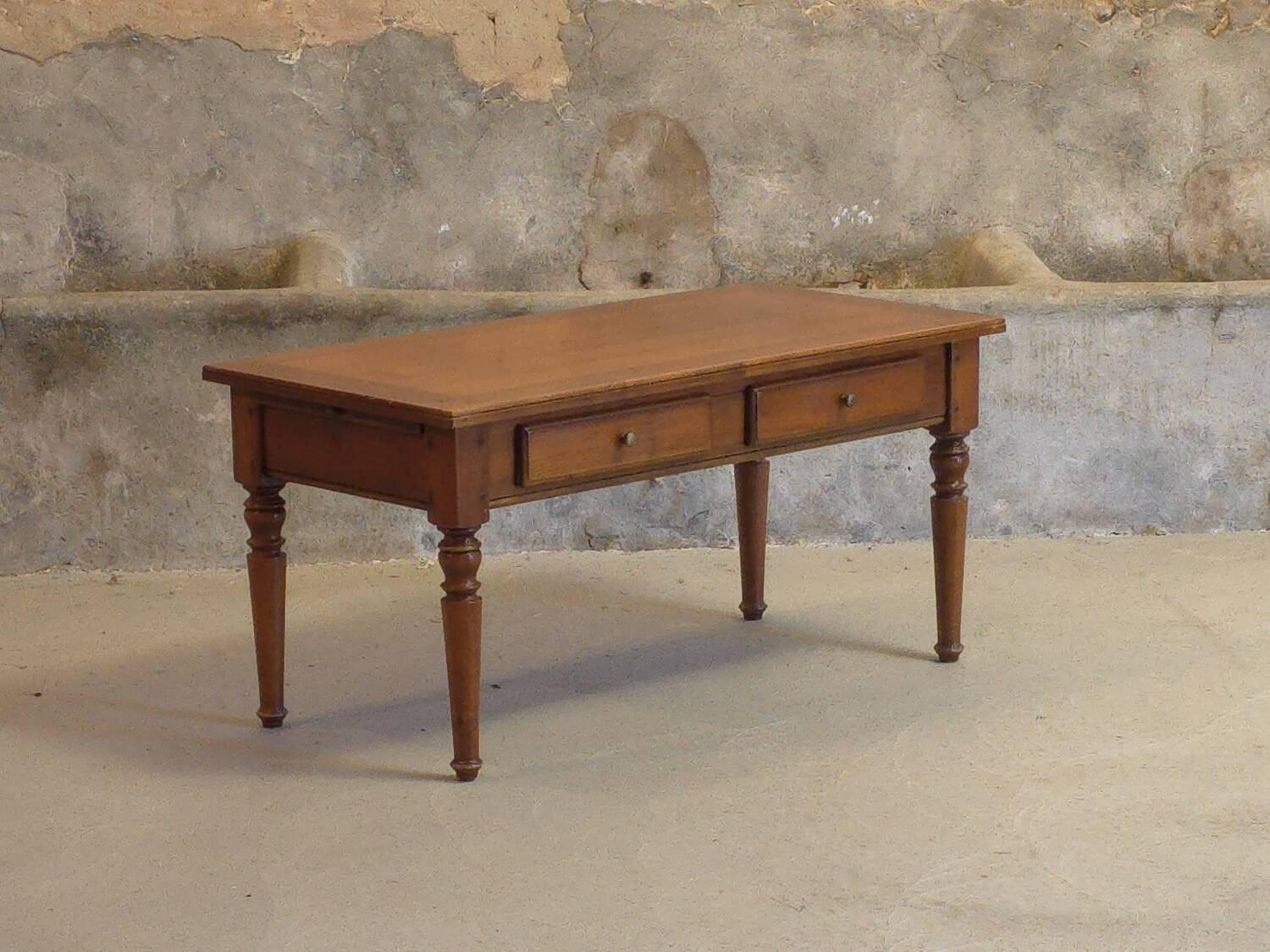 Cherry wood coffee table