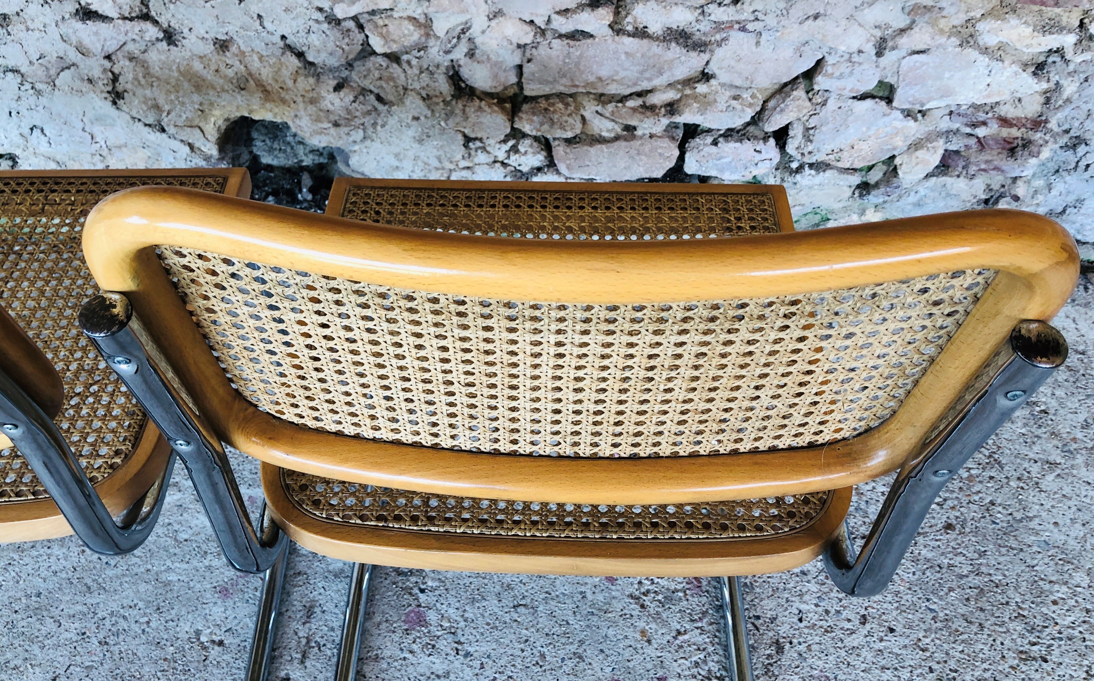 Paire de chaises B32, par Marcel Brauer années 70/80