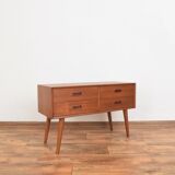 Mid-century danish teak chest of drawers, 1960s.