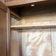 Art deco cabinet raw wood