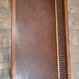 Wood and cane planter