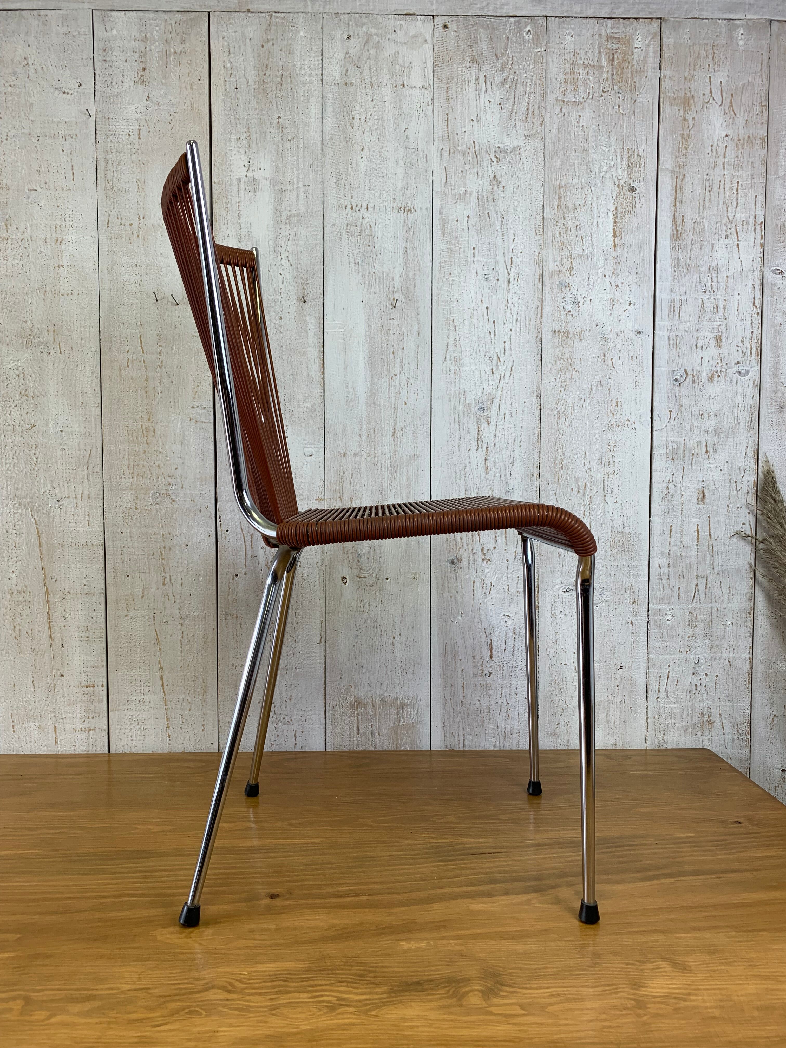 Pair of scoubidou chairs