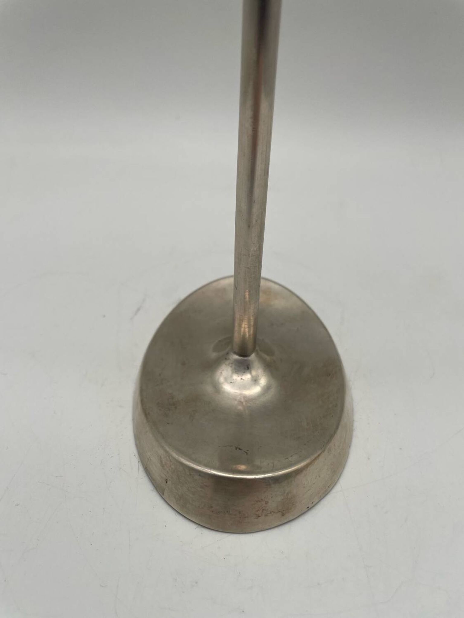 ABSA Danish Modernist Tulip Candle Holder in Silver Metal