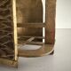 Heavy bronze magazine rack, mid-century modern, 1960, Italy