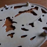 Cast iron fish trivet