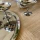 Vintage Stainless Steel Ice Cream Cups, Spoons and Trays