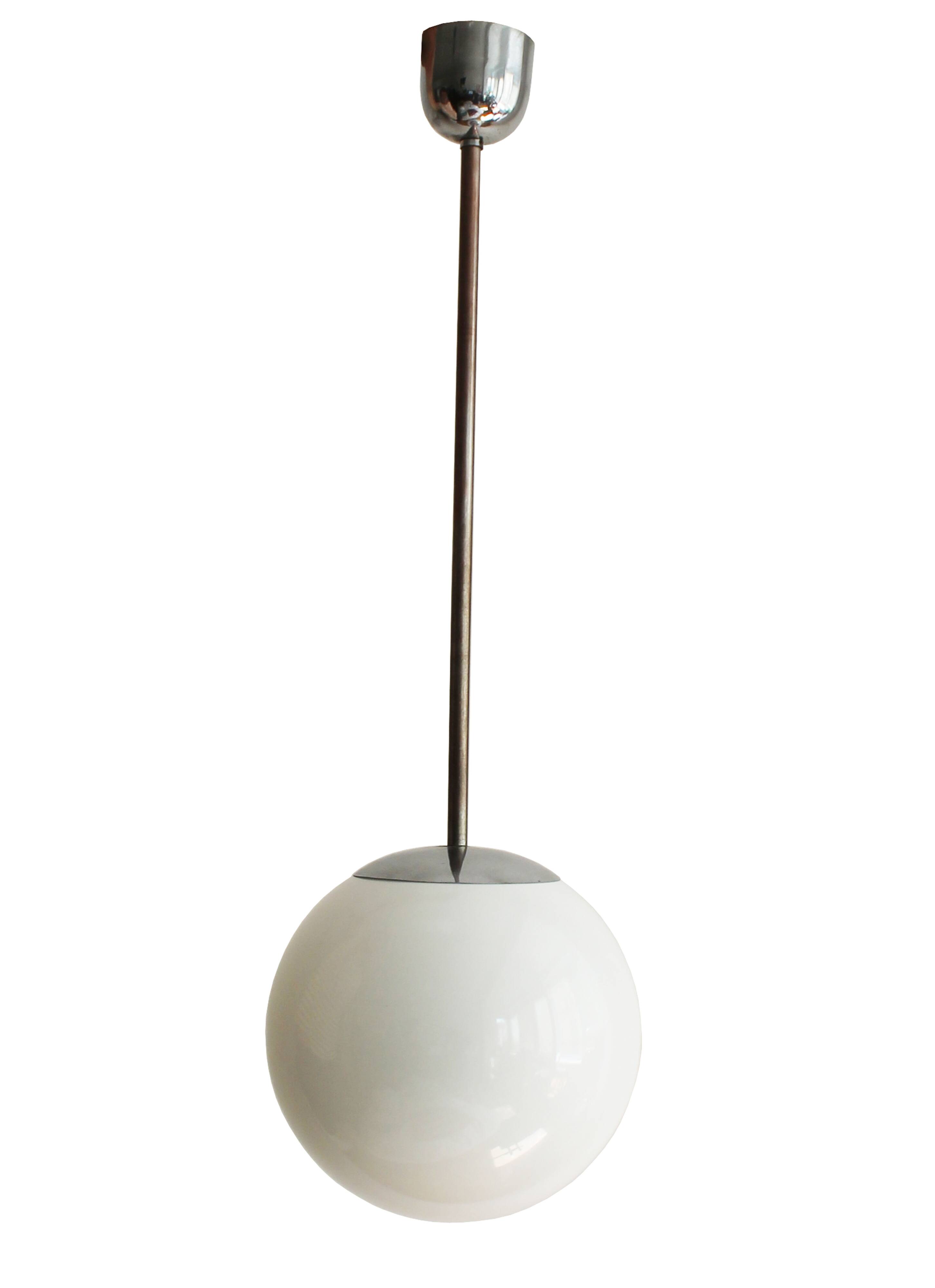 1930's Modernist Ceiling Lamp by Franta Anyz