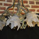 Lustre en bronze style louis XVI