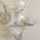 Set de 10 coupes à champagne à côtes plates, XIXe