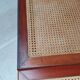 Teak bench sofa and cannage