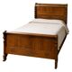 Sculpted walnut boat bed – Directoire period, around 1800