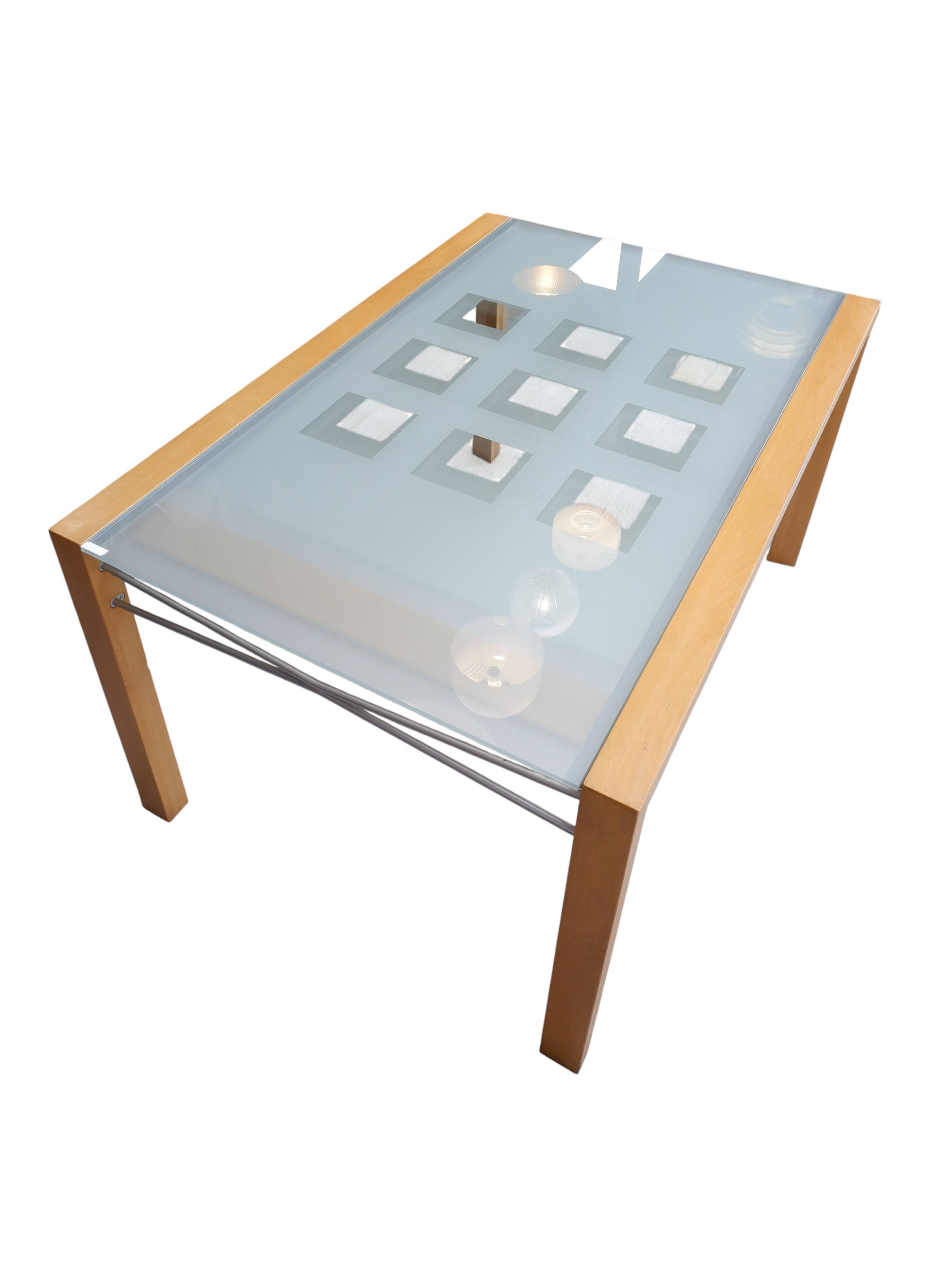 Ligne Roset extendable dining table, 1980s