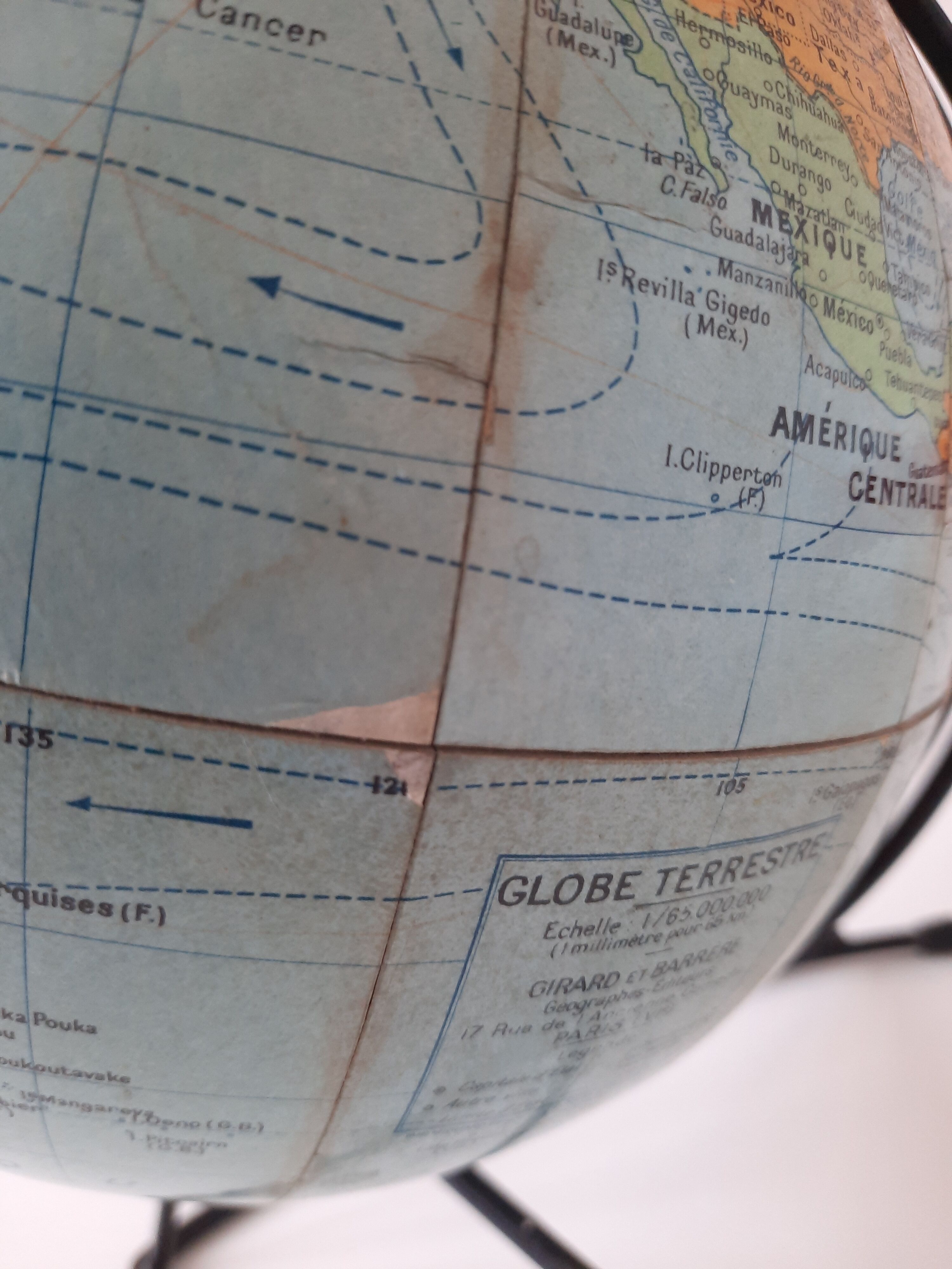 Vintage globe 50/60