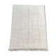 Tapis berbère graphique blanc 215x300 cm