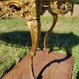 Louis XV coffee table in pink marble