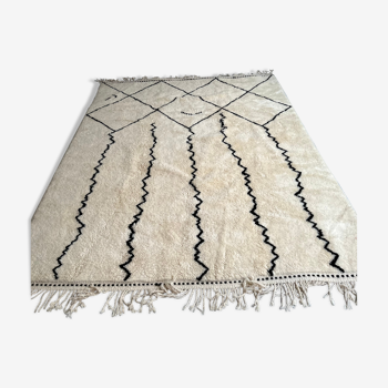 Berber carpet blessed graphic ouarain, 235x180 cm
