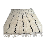 Berber carpet blessed graphic ouarain, 235x180 cm