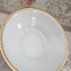 Saladier en porcelaine blanche Euro Porcelaine frise dorée