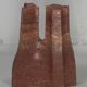 Brutalist wabi sabi natural stone sculpture, Dutch ca 1960s