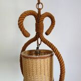 Rope suspension by Audoux Minet, France, 1950s