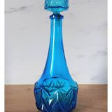 Bouteille belge bleu vif avec bouchon