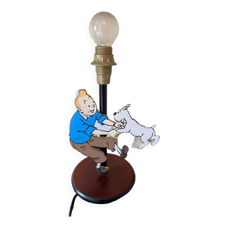 Pied de lampe à poser Tintin Hergé