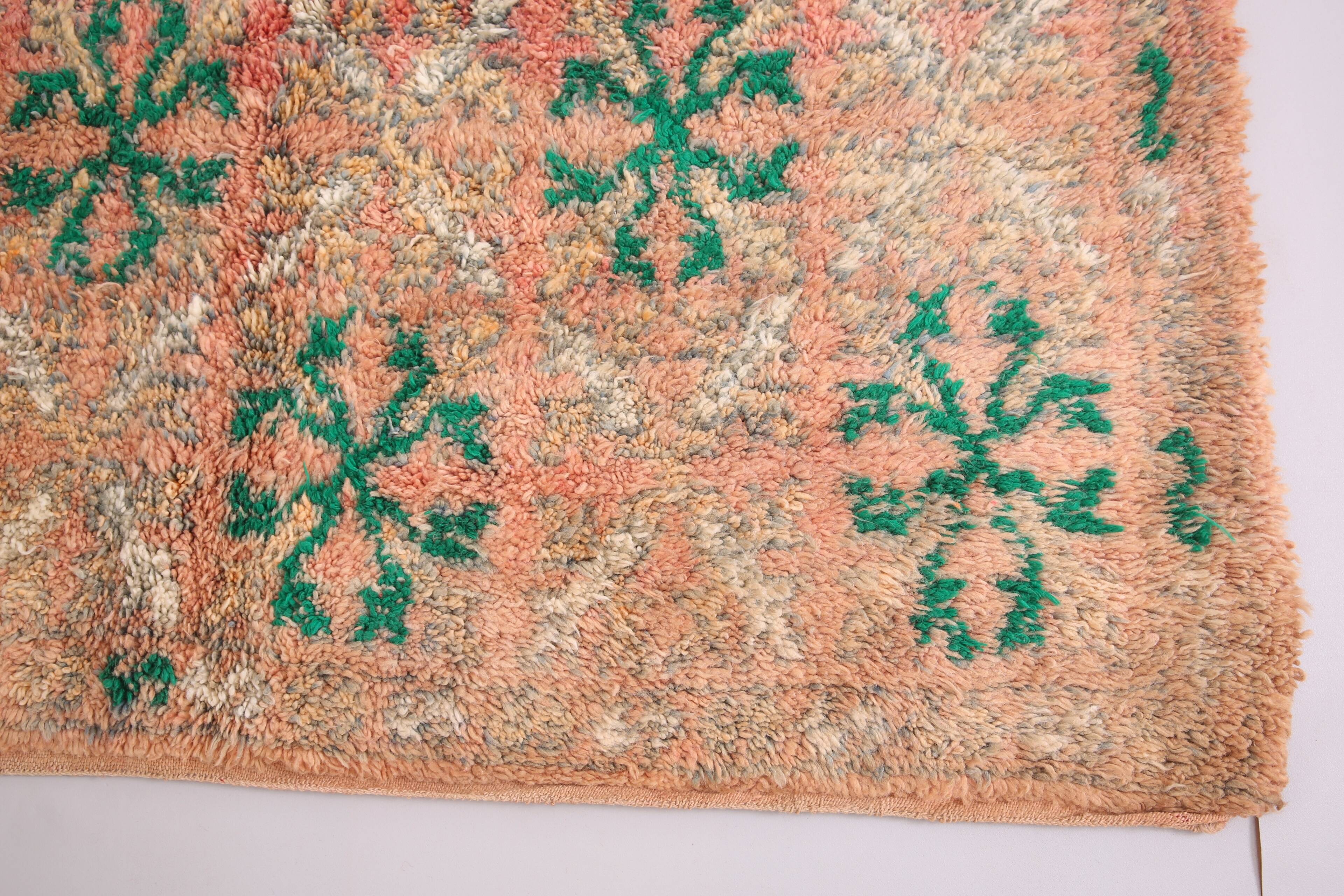 Vintage Moroccan Rug 185 x 290 cm - Old Boujaad Rug - Berber Rug Handmade