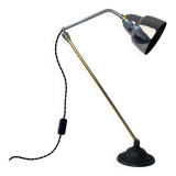 Old industrial articulated workshop lamp
