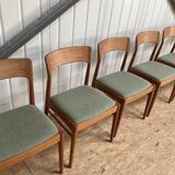 Kai Kristiansen Danish Teak Dining Chair K.S. Mobler Set of 6