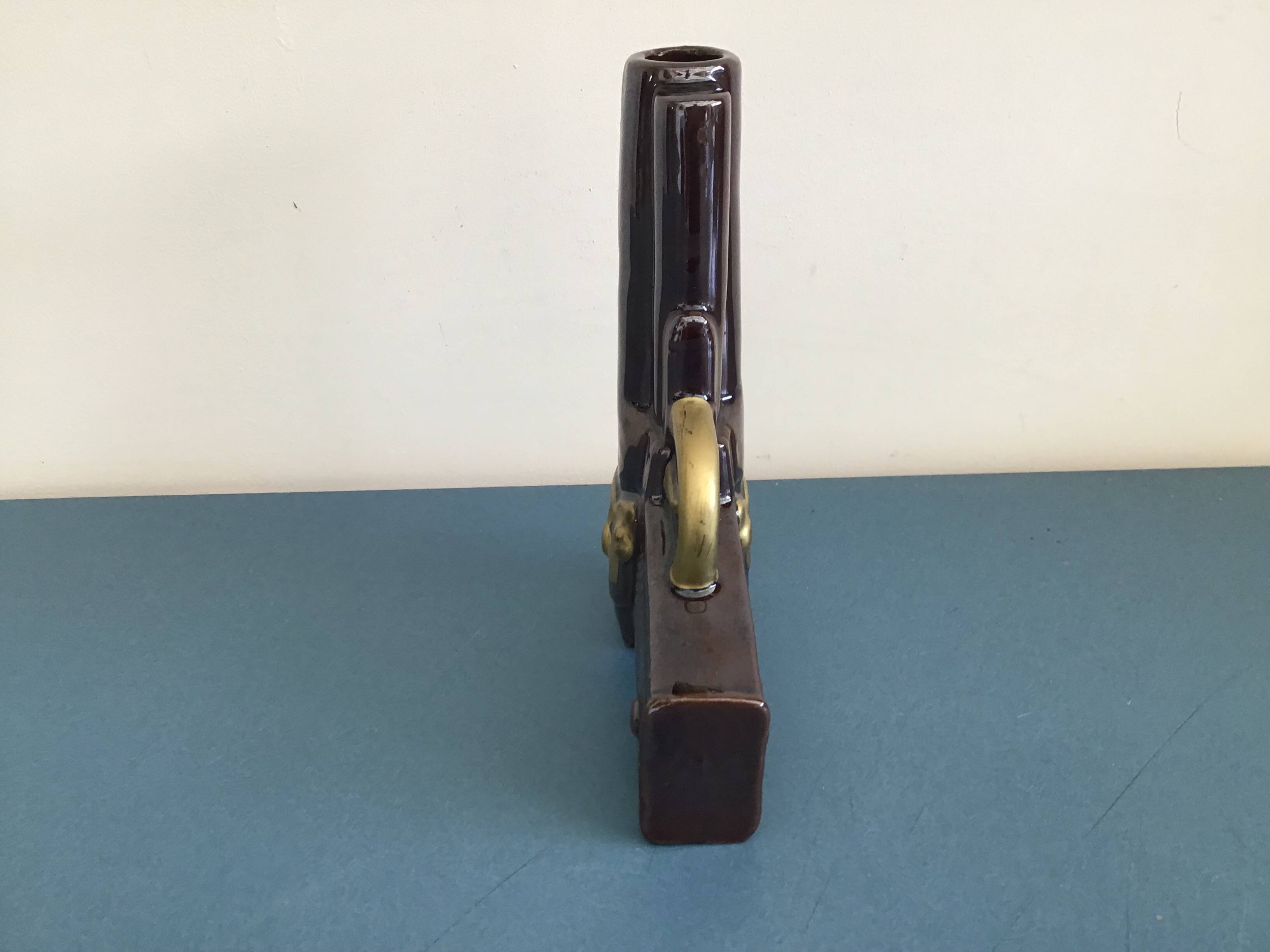 Vallauris pistol vase 1960