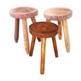 Set of 3 low stools