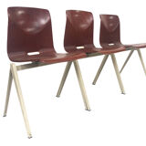 Galvanitas Pagholz vintage school chairs