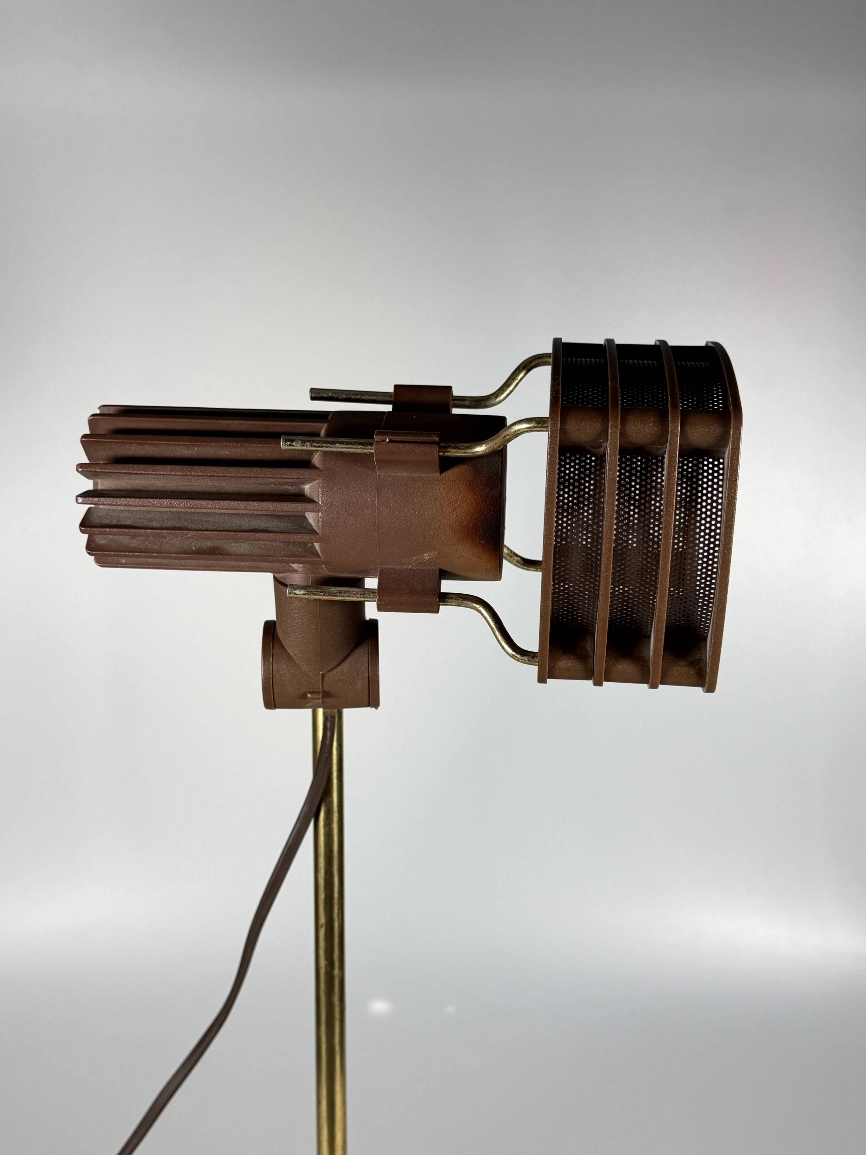 1960s 1970s Table Lamp Desk Lamp Space Age Design Metal Plastic