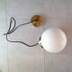 Opaline globe suspension