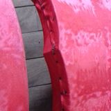 6 leatherette chairs