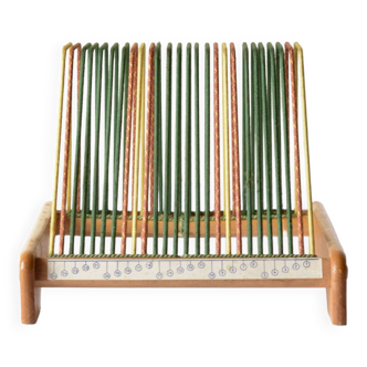 Vintage record rack for 25 vinyls - 1960s