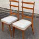 2 chaises scandinaves design italien des années 1960