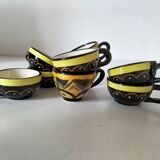 Vintage Breton mini cups – HB & St Jean – 9 pieces