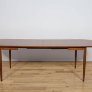 Table à manger extensible en teck et palissandre des années 1960, Danemark.