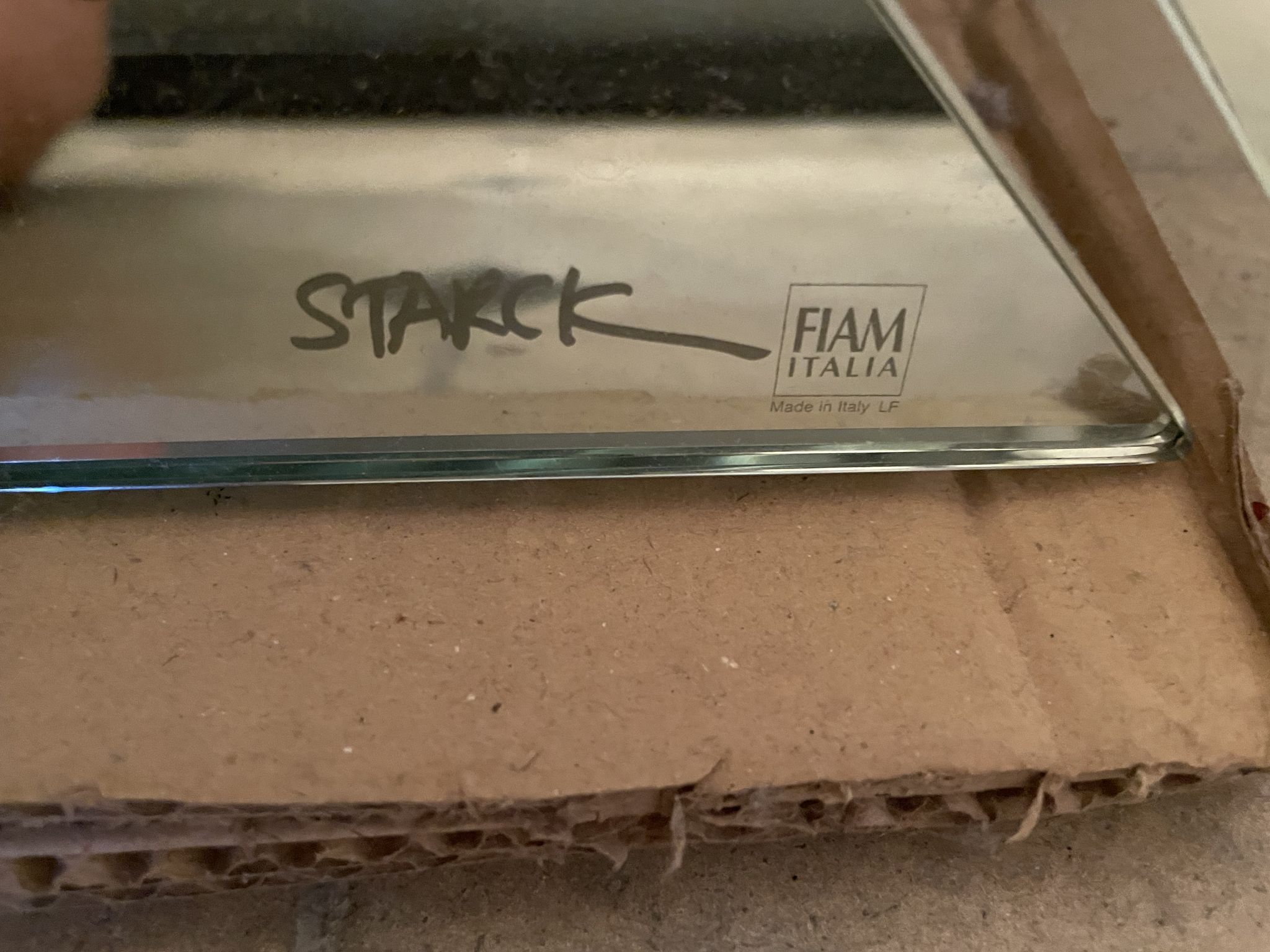 Fiam mirror by Philippe Starck