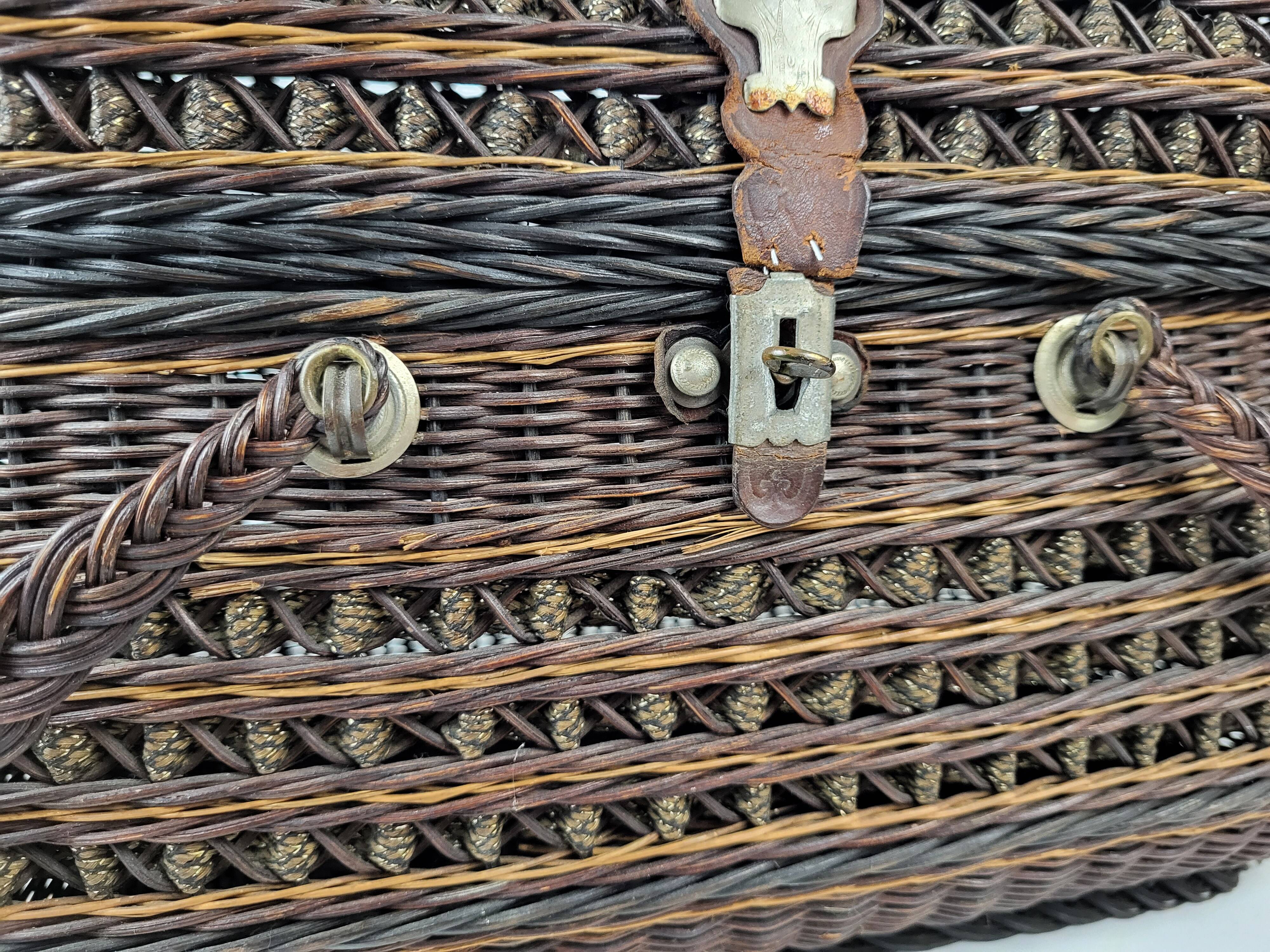 Old fishing basket