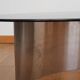 Table basse verre fumé 70's