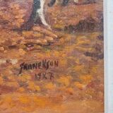 Tableau - paysage forestier