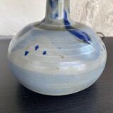 Vintage glazed stoneware lamp