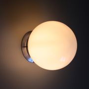 Vintage opline wall lamp and old school aluminum base