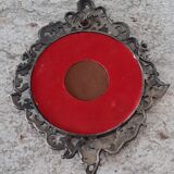 Vintage metal wall mirror 11x22cm